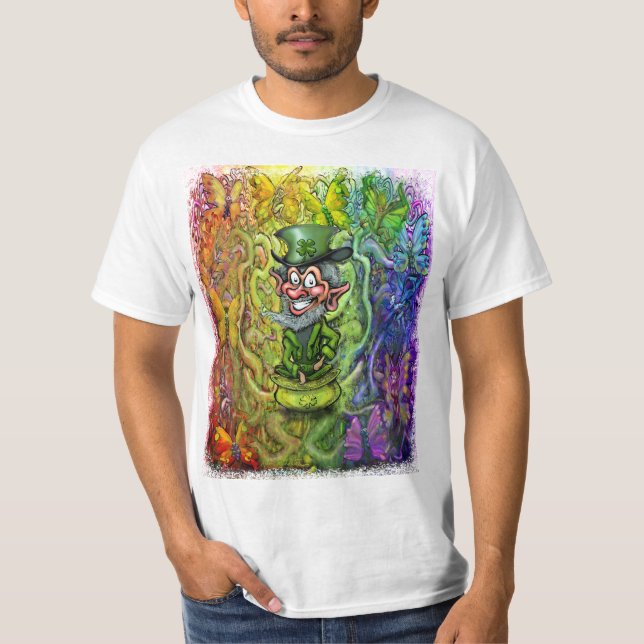 T-shirt Saint Patrick's Rainbow Magic (Devant)