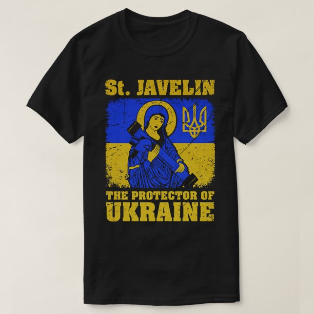 T-shirt Saint Patron d'ukraine (Design devant)