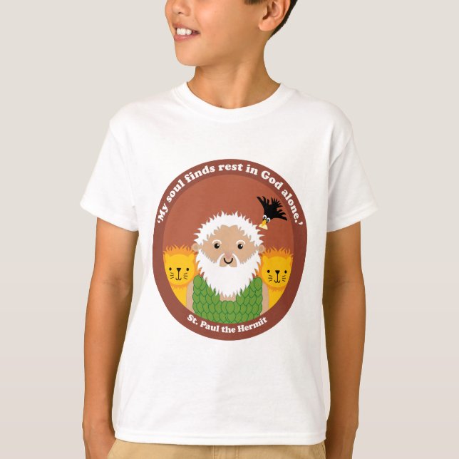 T-shirt Saint Paul l'Hermite (Devant)
