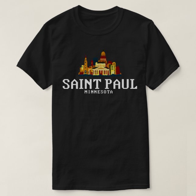 T-shirt Saint Paul Minnesota (Design devant)