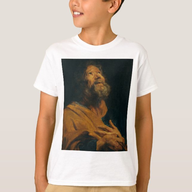 T-shirt Saint Peter par Antoon van Dyck (Devant)