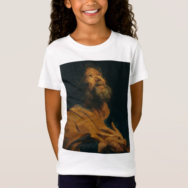 T-Shirt Saint Peter par Antoon van Dyck (Devant)