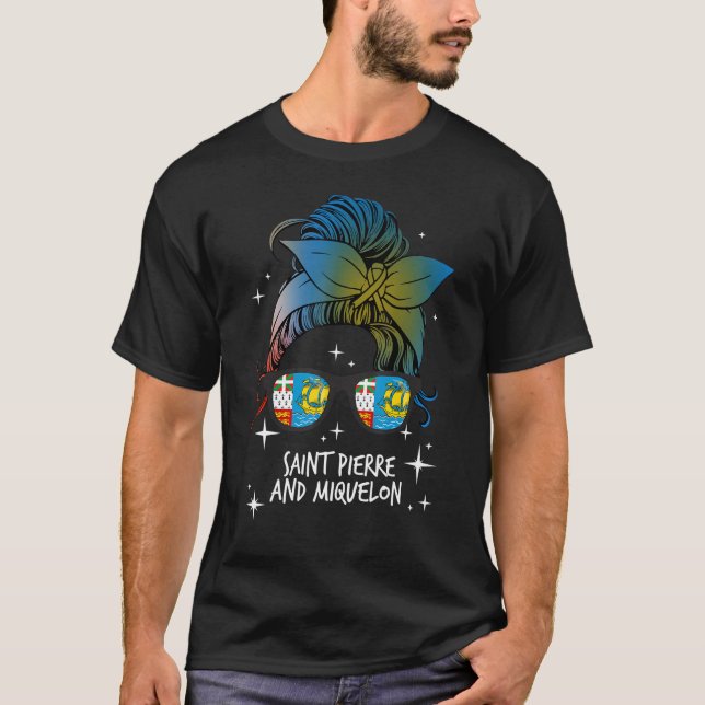 T-shirt Saint Pierre et Miquelon (Devant)