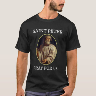 T-shirt Saint Pierre Pape catholique Saint Tee Pape chréti