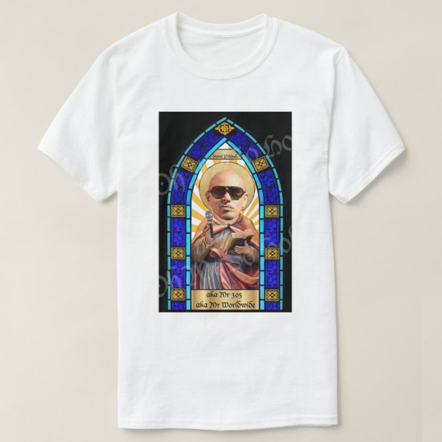 T-shirt Saint Pitbull M. Worldwide 305 (Design devant)