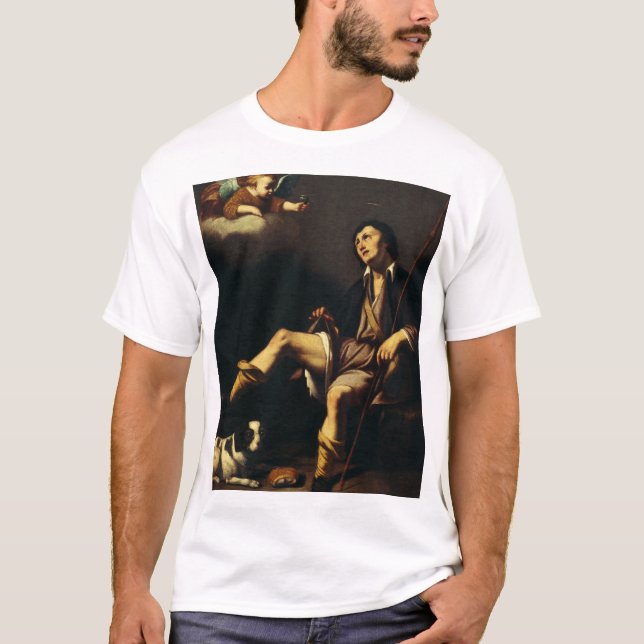 T-shirt Saint Roch et l'Ange par Guy François (Devant)