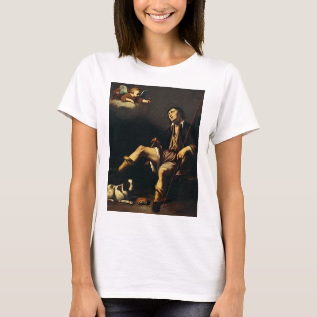 T-shirt Saint Roch et l'Ange par Guy François (Devant)