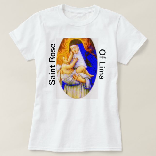 T-SHIRT SAINT ROSE DE LIMA (Design devant)