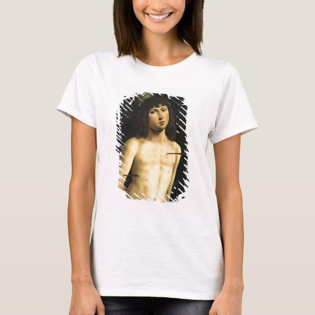 T-shirt Saint SebastiAn, c.1490s (tempera sur le panneau) (Devant)