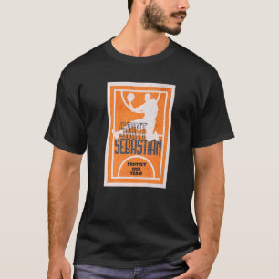 T-shirt Saint-Sébastien Basketball Dunk Patron Saint-Sport