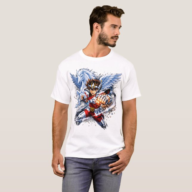 T-shirt Saint Seiya Pegasus (Devant entier)