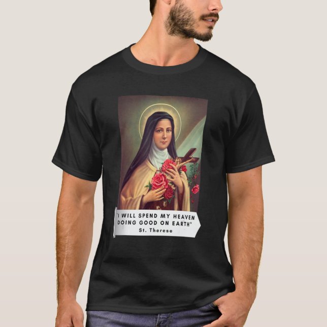 T-shirt Saint Thérèse De Lisieux Saint Thérèse De L'Enfant (Devant)