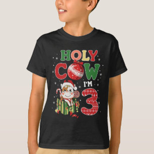 T-shirt Saint Vache Je suis 3 Anniversaire Garçon 3e Vache