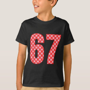 T-shirt Saint-Valentin 67 Meme Rempli de Cœurs Drôle S