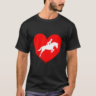 T-shirt Saint Valentin Amateurs équestres Love Hearts Matc