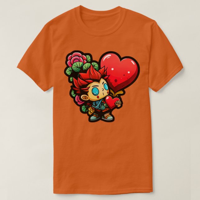 T-shirt Saint Valentin amour (Design devant)