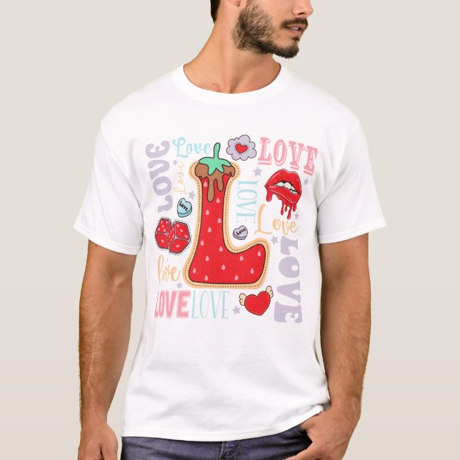 T-shirt Saint Valentin Amour (Devant)