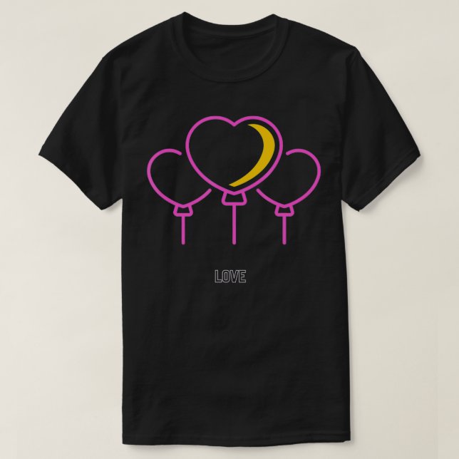 T-shirt Saint Valentin Amour (Design devant)