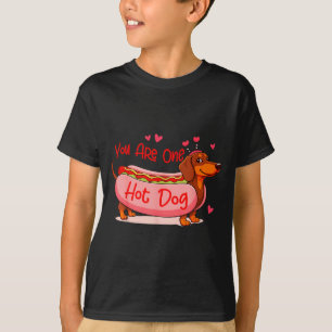 T-shirt Saint-Valentin Amoureux de Teckel Maman Wiener Vou