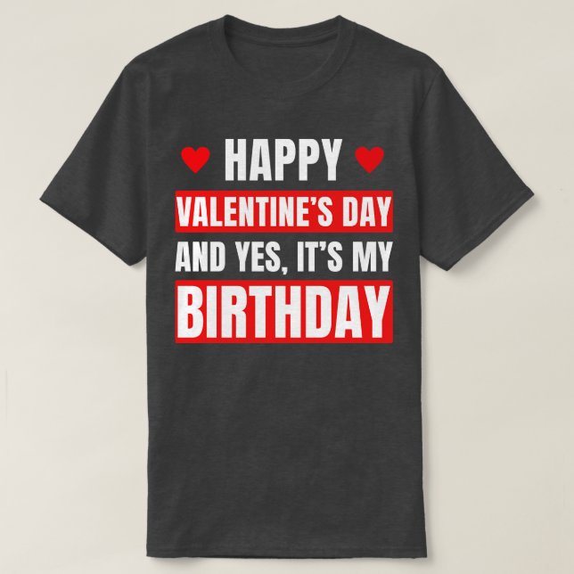T-shirt Saint Valentin Anniversaire Saint Valentin Anniver (Design devant)