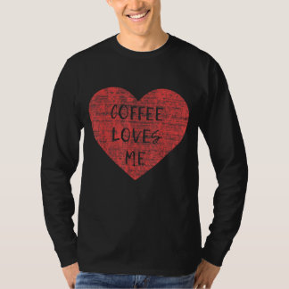 T-shirt Saint Valentin Café aime moi Graphic