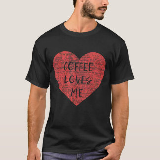 T-shirt Saint Valentin Café aime moi Graphic
