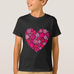 T-shirt Saint Valentin Coeur Amour Baseball Hommes Femmes 
