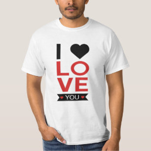 T-shirt Saint Valentin Coeur Amour Couples Idée Cadeau mig