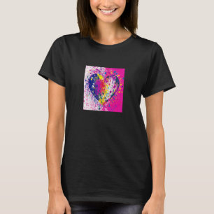 T-shirt Saint-Valentin Cœur Amour Petite amie Fiancée Épou
