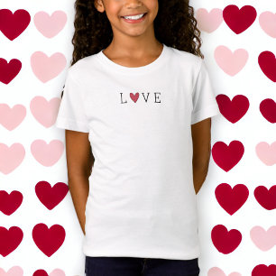 T-Shirt Saint Valentin coeur d'amour