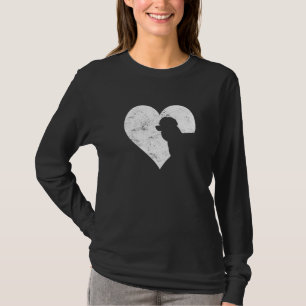 T-shirt Saint Valentin Coeur mignonne Poodle Amoureux des 