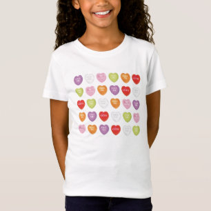 T-Shirt Saint Valentin Coeur mignonne Vintage fille person
