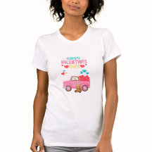 Saint Valentin Coeurs mignons Camion rose Teddy Be