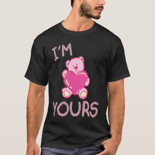 T-shirt Saint Valentin Couple Je suis votre ours Ours en T