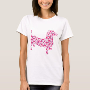T-shirt Saint Valentin Dachshund