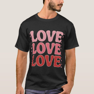 T-shirt Saint-Valentin - Design amour romantique