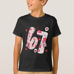T-shirt Saint-Valentin Drôle 67 Meme Six Sept 6 7 Valent