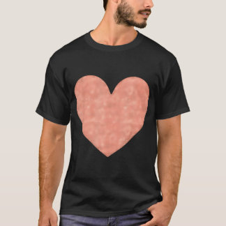 T-shirt Saint Valentin Faux Rose Gold Heart
