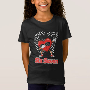 T-Shirt Saint-Valentin Garçons Enfants Filles Cœurs Dabbin