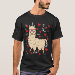 T-shirt Saint Valentin Llama Llama Saint Valentin Llama