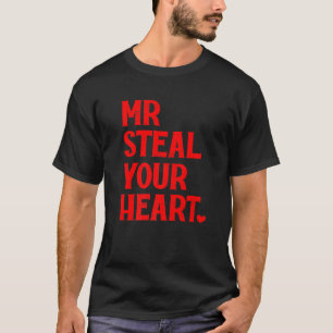 T-shirt Saint-Valentin M. vole ton cœur Hommes Femmes Garç