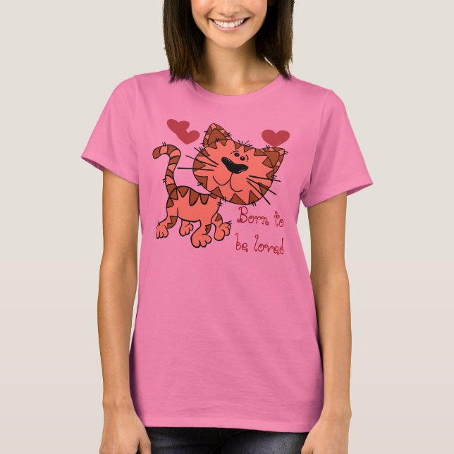 T-shirt Saint-Valentin mignonne (Devant)