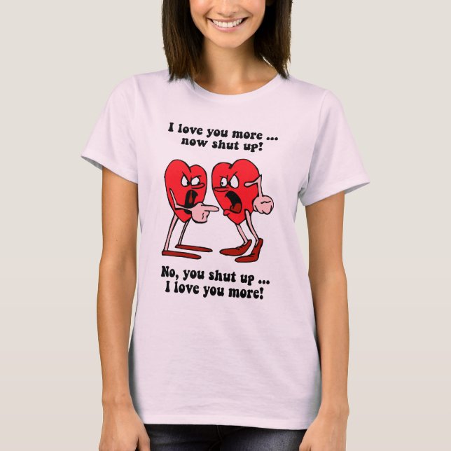 T-shirt Saint-Valentin mignonne et drôle (Devant)