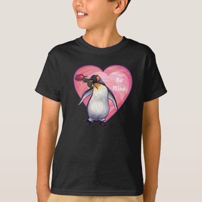 T-shirt Saint-Valentin Penguin (Devant)