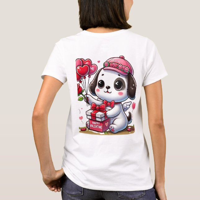 T-shirt Saint Valentin ; s jour (Dos)
