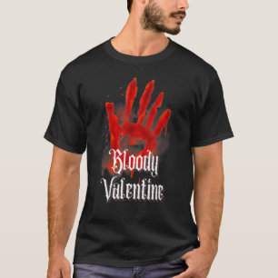 T-shirt Saint-Valentin sanglant gothique emo mystérieux oc