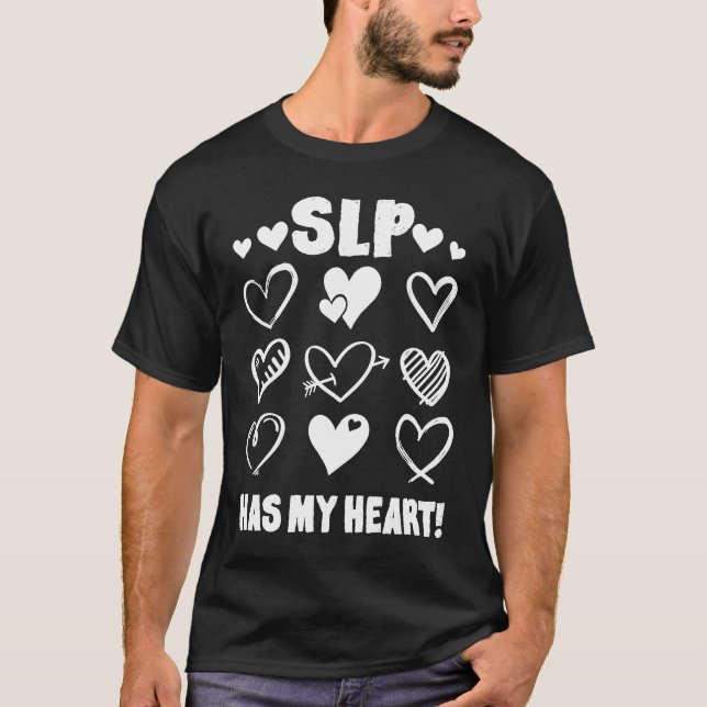 T-shirt Saint-Valentin SLP a mon coeur Appréciation 1 (Devant)