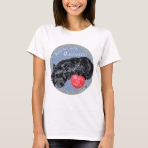 T-shirt Saint-Valentin Terrier Écossais