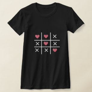 T-shirt Saint Valentin tic tac orteil coeur