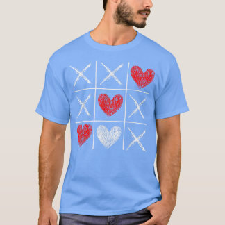 T-shirt Saint Valentin Tic-Tac-Toe XO-XO Funny Valentine G